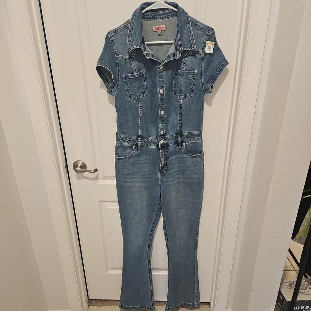 Juicy-couture Women's Blue and Navy Jumpsuit